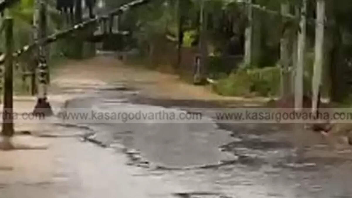 Elevated water levels in a river in Kerala during flood alert.
