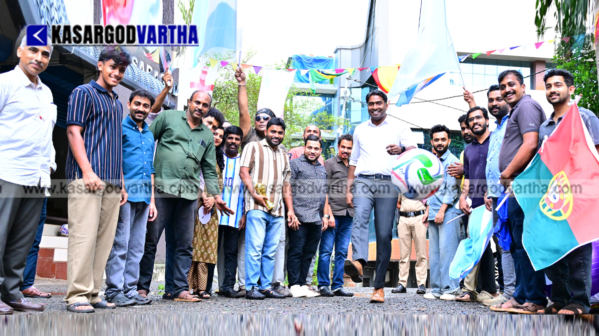  District Collector Arjun Pandian inaugurating the event with a penalty shootout.