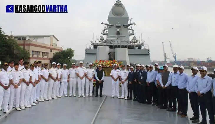 Indian Navy gets stronger; GRSE hands over three advanced warships Dunagiri, Sanshodhak, and Agray