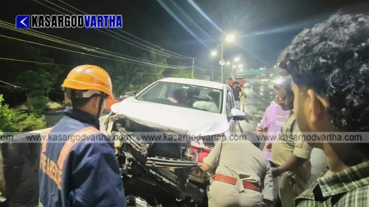 Representational image reflecting road accidents and fire force rescue operations in Kasaragod