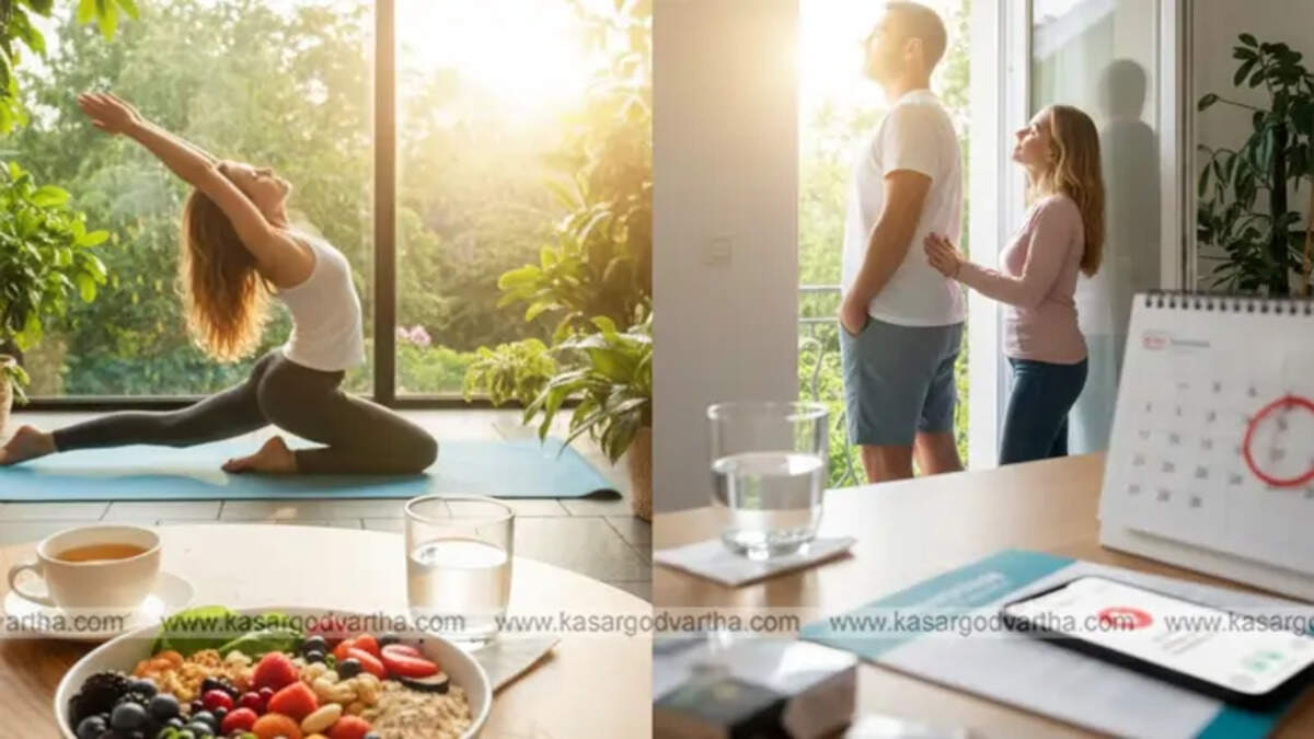 Woman stretching in the morning sun