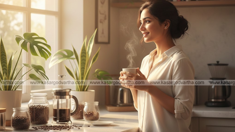 Two cups of coffee suggesting the healthy daily intake limit.