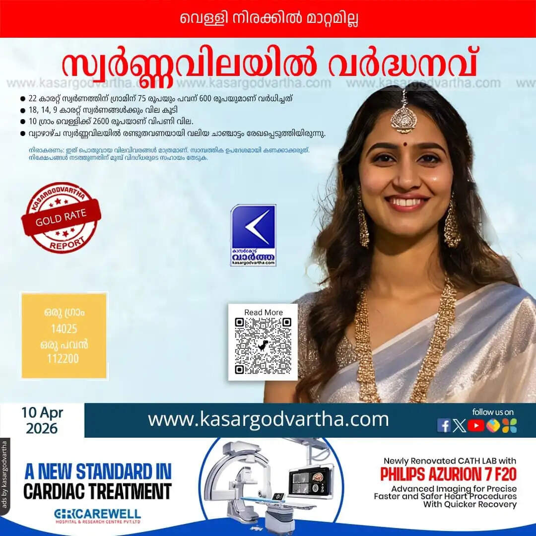 Kerala Gold Price April 10