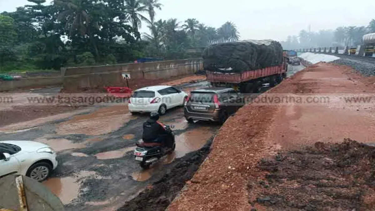rain damaged roads pose threat to motorists