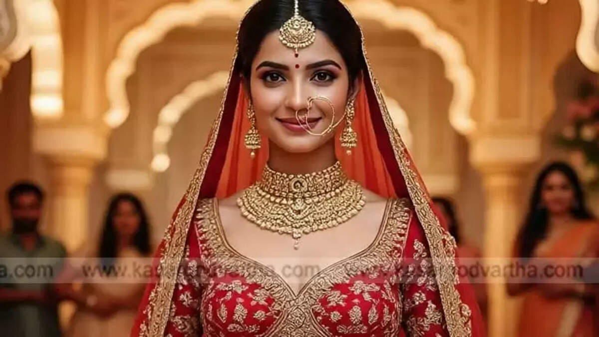 Bride Representing Kerala Gold Price December 09 
