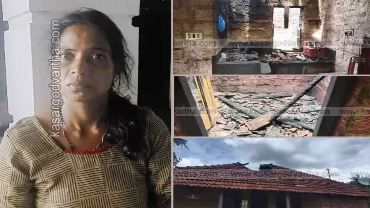 Kasargod: Woman arrested for setting fire to house,&nbsp;Kasargod News, Woman, Arrested, Set Fire