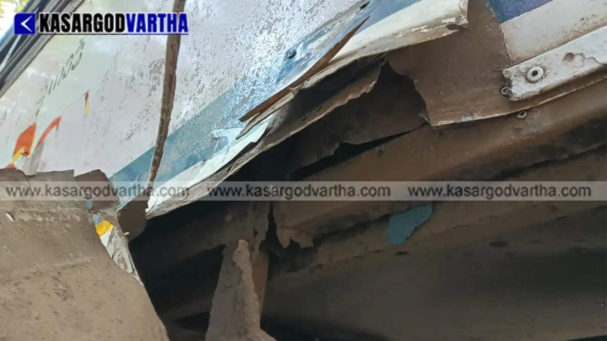 Passenger suffers leg fracture after KSRTC bus tire bursts in Kanhangad; police book driver