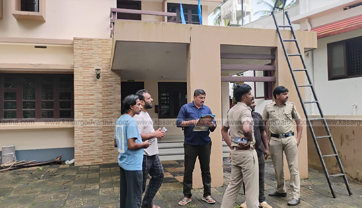 A conceptual image of masked robbers entering a house to show the crime in Thalangara.