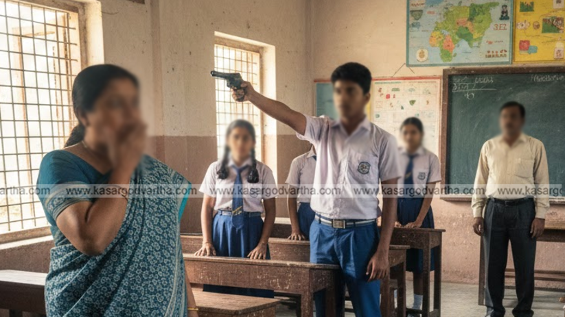  Image symbolizing school threat and police action