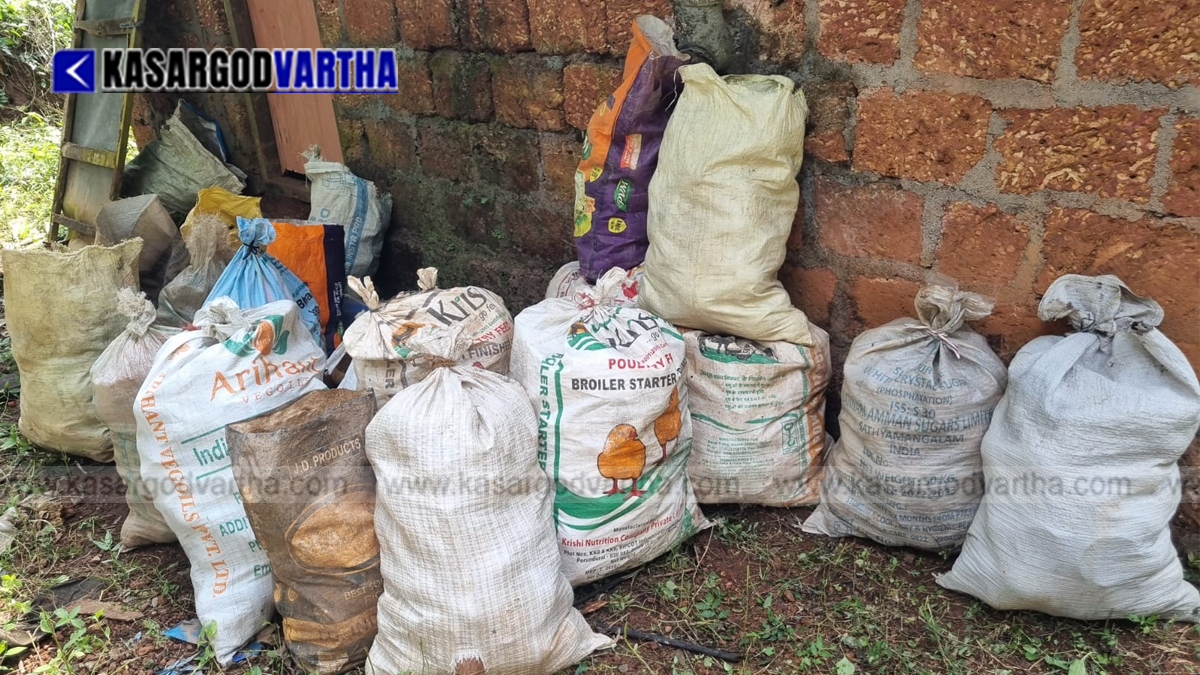 Image reflecting community service and coconut shell collection for cremation in Karinthalam