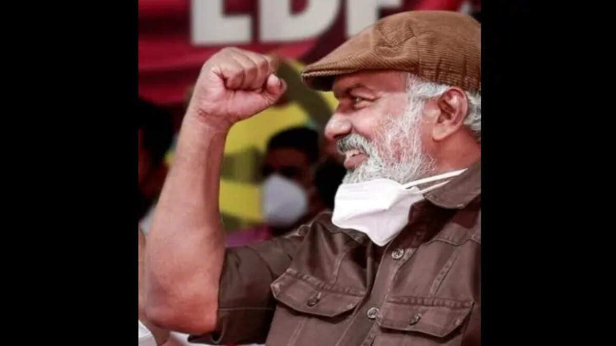 M. Rajagopalan, new CPM Kasaragod District Secretary with a long political legacy.