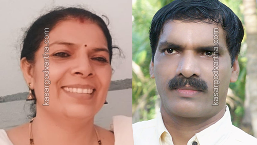 Chandran Muttom and Dr. Geetha Kaval, winners of the Saparya Ramayana poetry award.