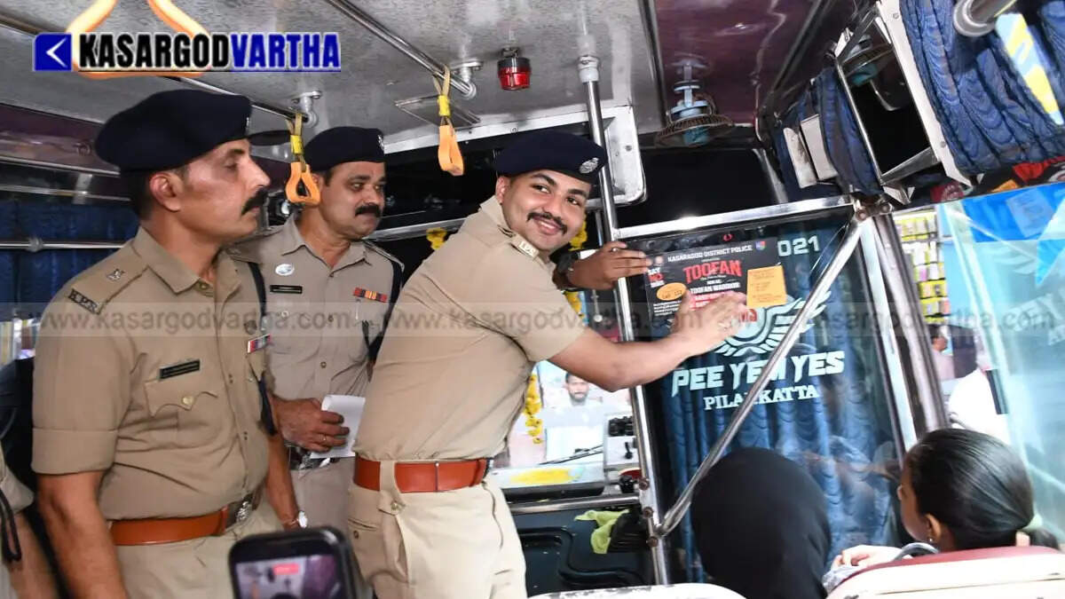 SPC cadets administer anti-drug pledge to 1.5 lakh bus passengers in Kasaragod