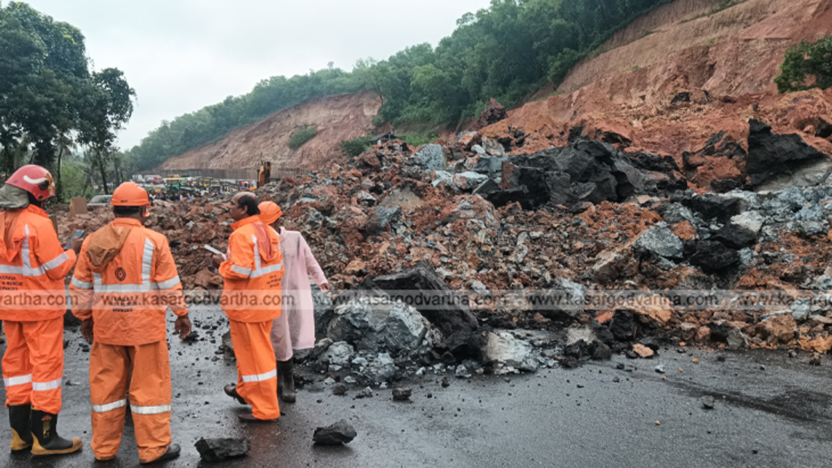  Landslide site at Veeramalakunnu, Kasaragod