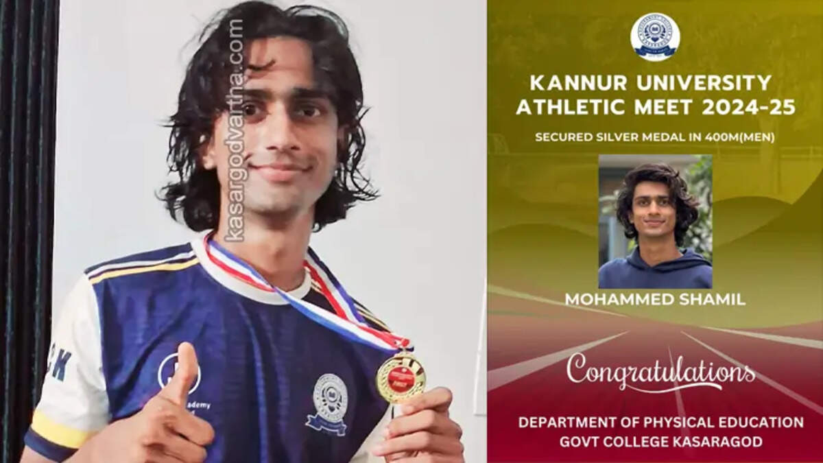 Mohammad Shamil wins silver in 400m race