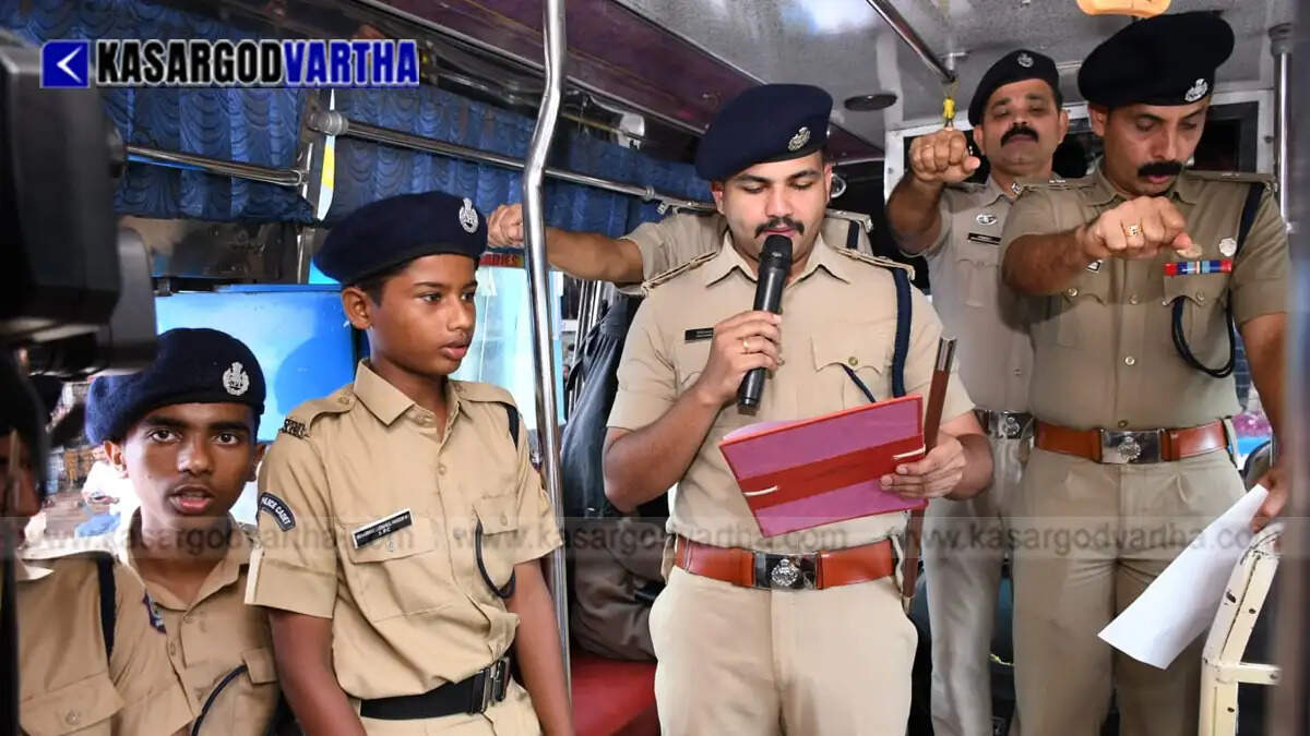 SPC cadets administer anti-drug pledge to 1.5 lakh bus passengers in Kasaragod