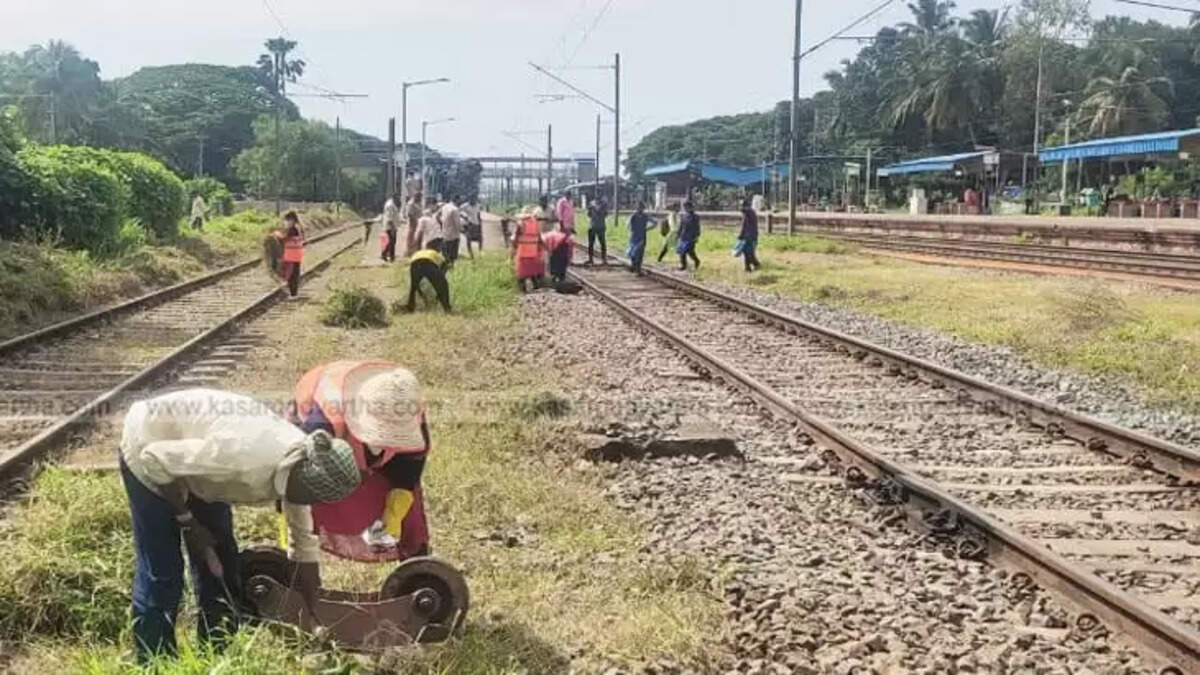 Image Representing Iron Clips Found on Railway Track in Palakkad