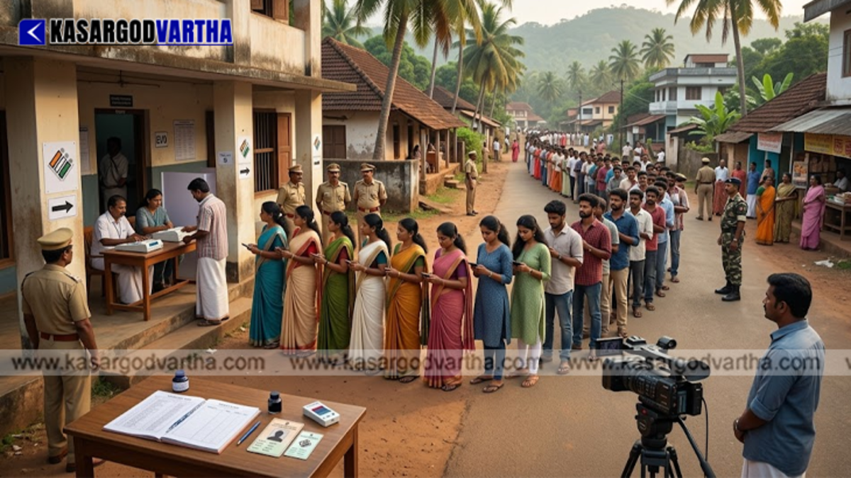 A symbolic image illustrating the electoral participation of women and youth in Kerala.