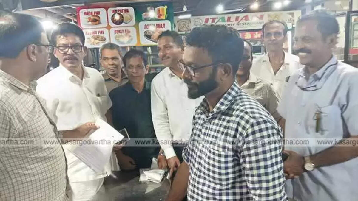 Candidate campaigning with supporters during local body elections.