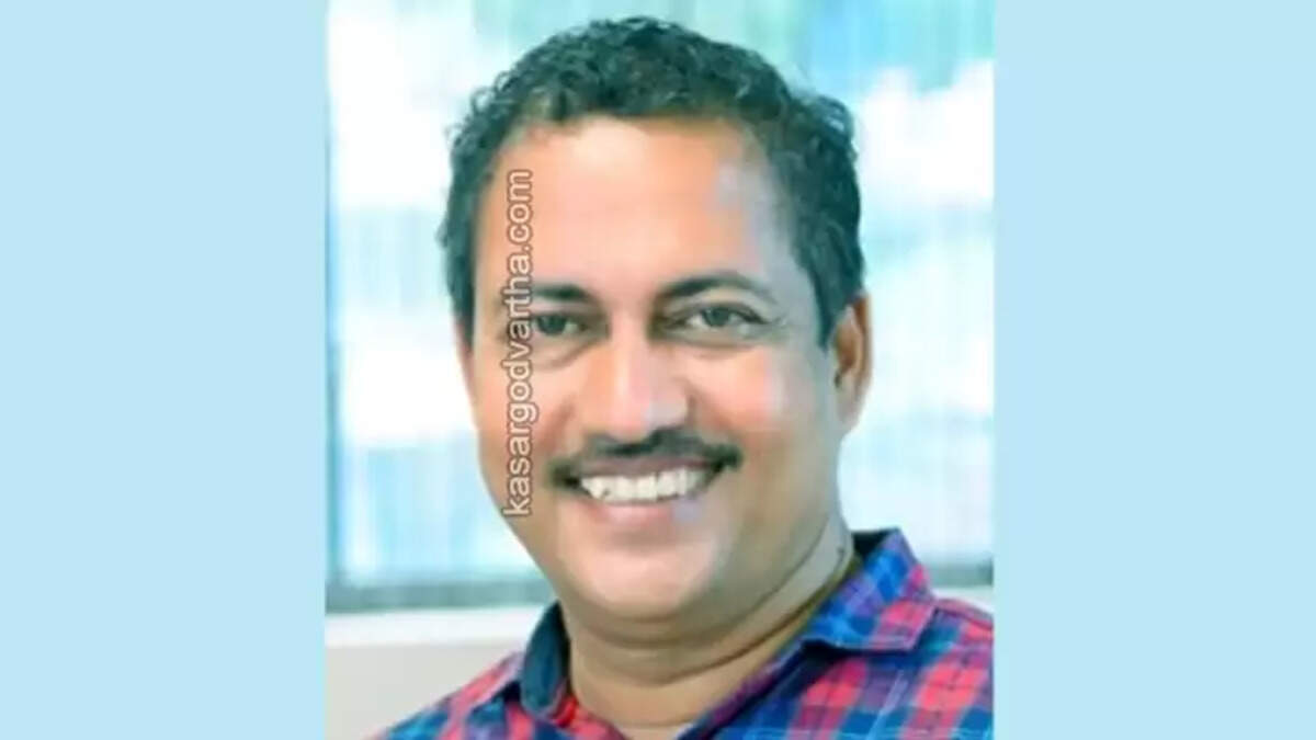 K.R. Jayananda, newly elected chairman of Kasaragod Cooperative Union.