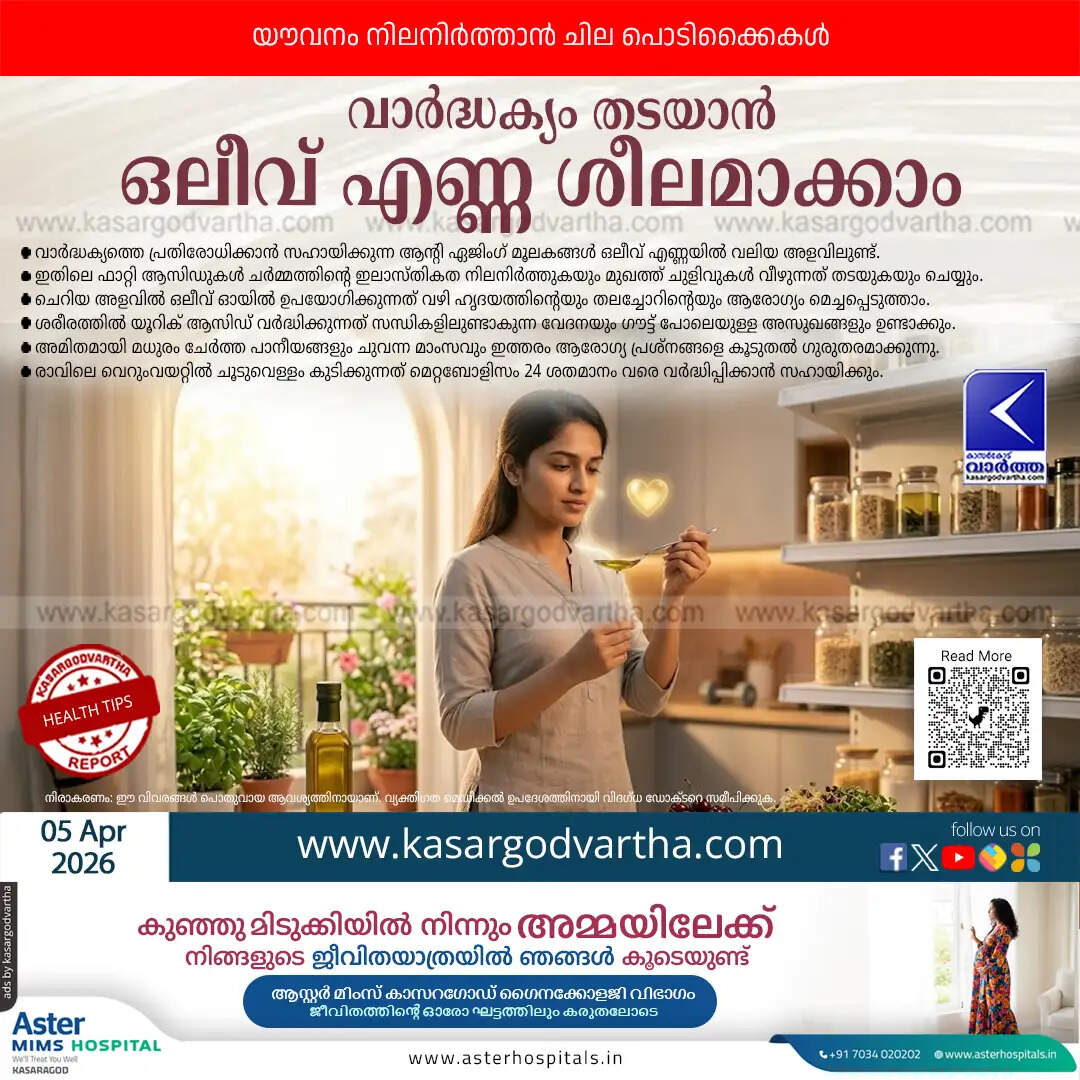 5 essential health tips longevity olive oil 2026