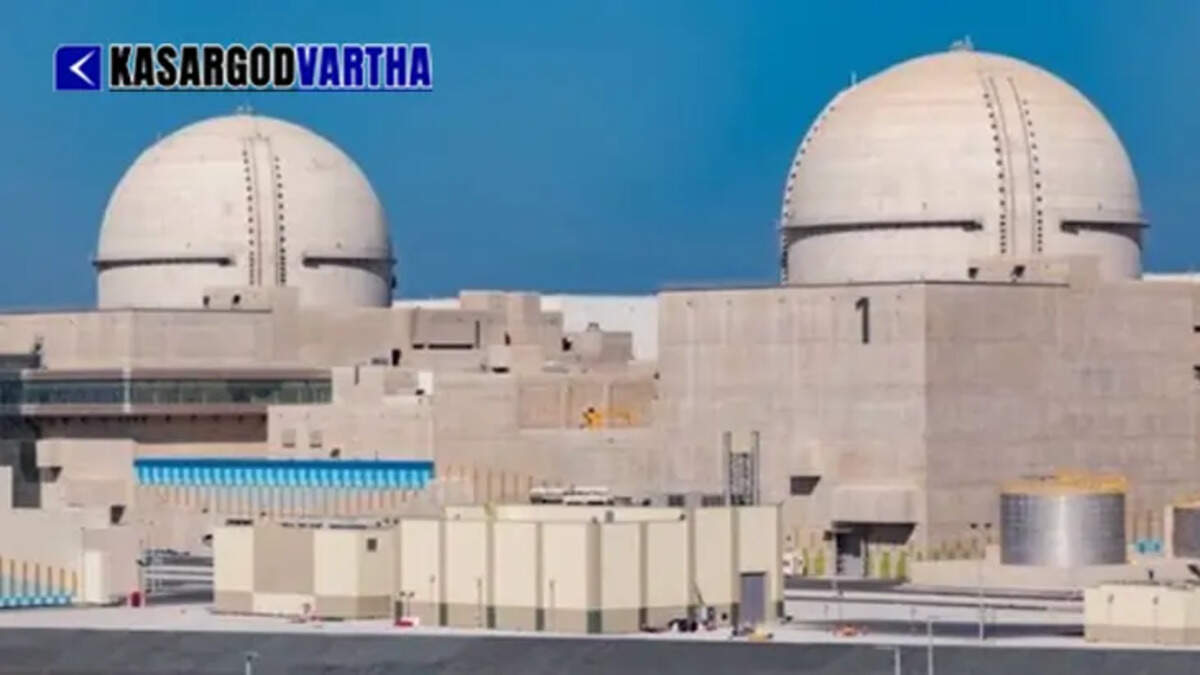  The Barakah nuclear power plant facilities located in Al Dhafra UAE