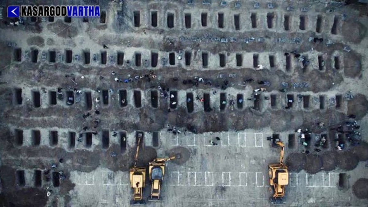 Rows of graves prepared for children killed in Minab school attack in Iran