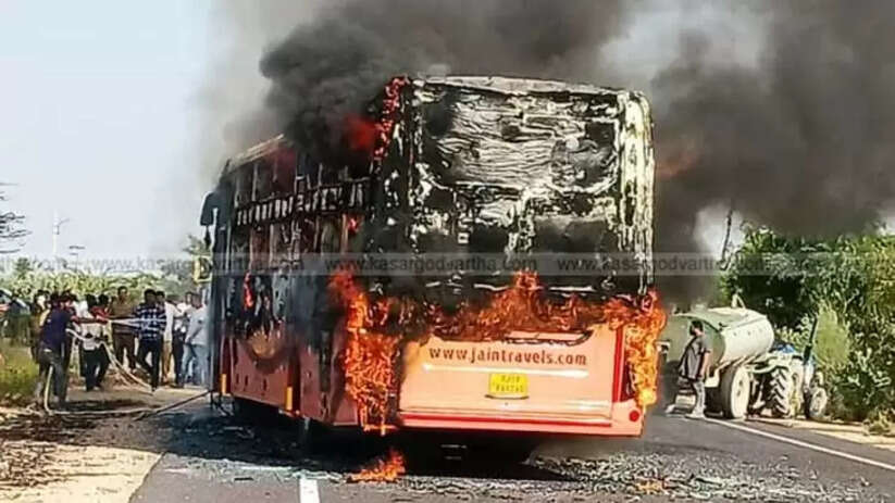 19 Dead in Tragic Bus Fire Accident in Rajasthan's Jaisalmer