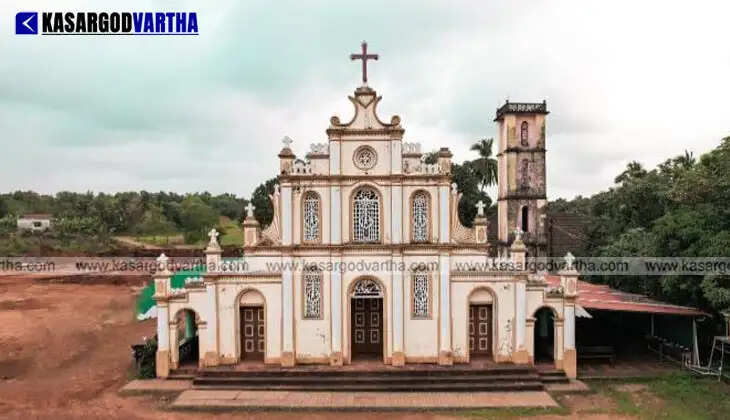 The remains of the historic Christ the King Church in Kayyar after demolition.