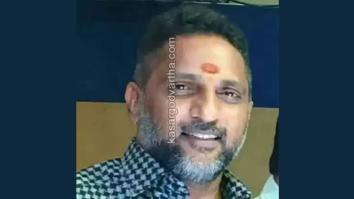 Car in which former Karkala Municipality chairman NR Dileep was found dead.