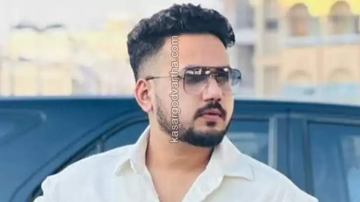 Photo of Rishal, a young man from Kasaragod who passed away at Rashid Hospital in Dubai.