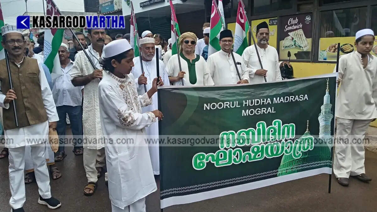 Representational image of children participating in a vibrant Milad un Nabi procession