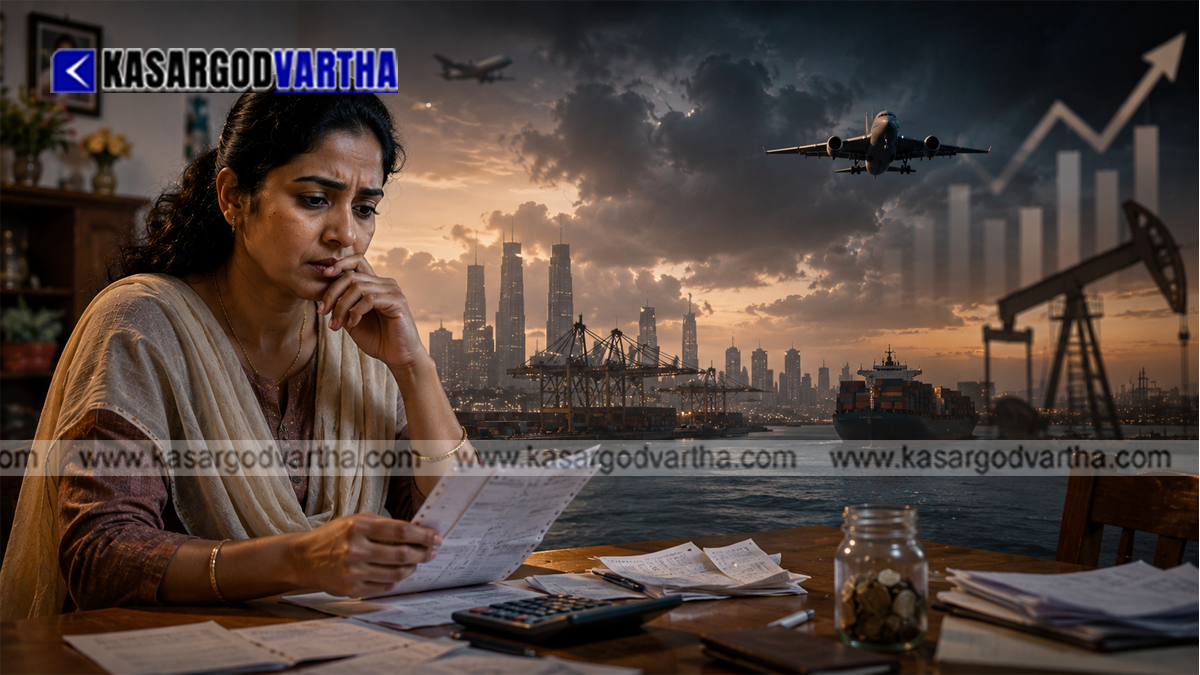 Visual representation of financial budget planning with a digital calculator and charts.
