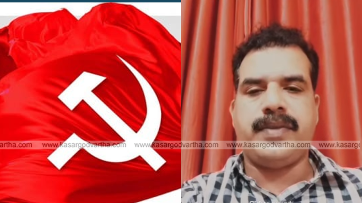CPM area secretary CA Subair addressing media