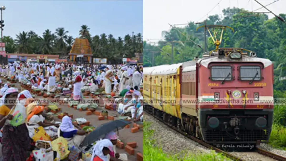 Extra coaches added for Attukal Pongala festival travel.