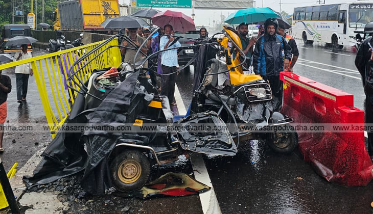 A symbolic photo of the location where a road accident happened in Talapady.