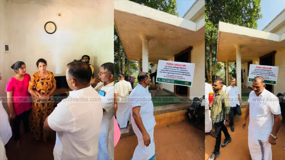 AKM Ashraf visits the home of an Endosulfan-affected family in Kerala.