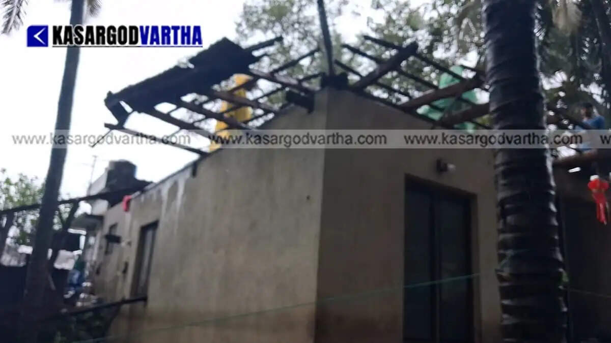 House collapses due to heavy rain and wind in Shiriya; couple injured