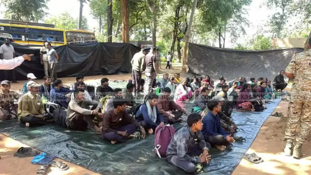 78 Maoists Surrender in Chhattisgarh, Including 43 Women; AK-47s Seized