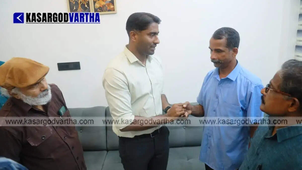 Kasaragod District Collector visits home of Merchant Navy officer Akhil Joyal killed in Ukraine; MP intervenes in Delhi
