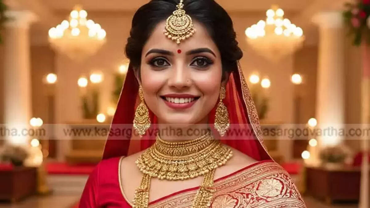 Bride Representing Kerala Gold Price Januaruy 17 
