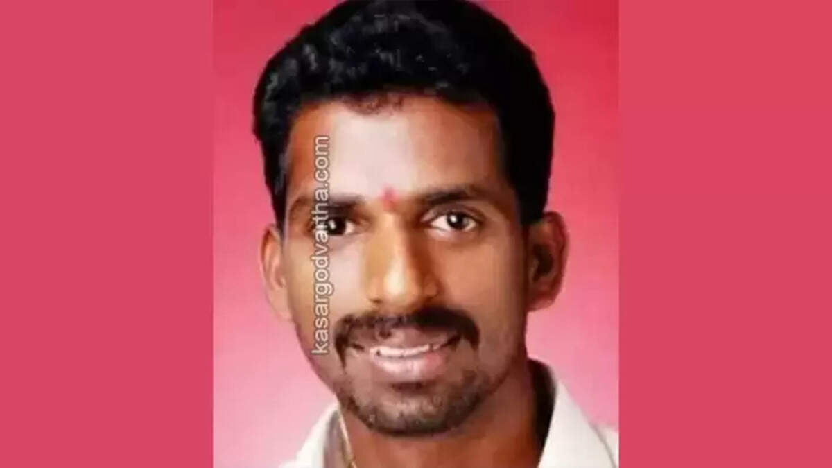  Mugshot of Raghavendra Kanchan Barikere, former panchayat member arrested for spreading communal hatred in Mangaluru.