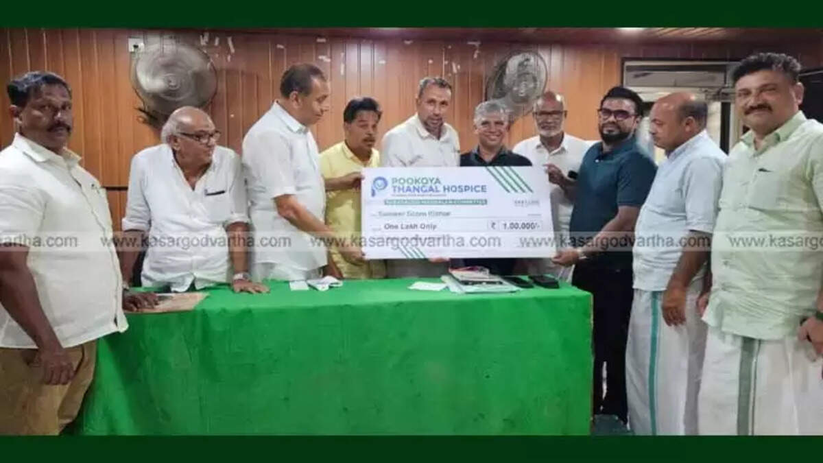  PTH Biryani Challenge donation ceremony, Sameer G. Kom, Kasaragod