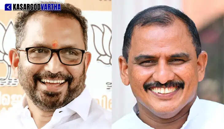 Political flags of various parties in Kasaragod during the 2026 election campaign.