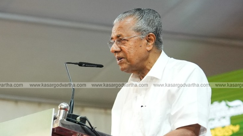  Chief Minister Pinarayi Vijayan at the press conference announcing welfare schemes