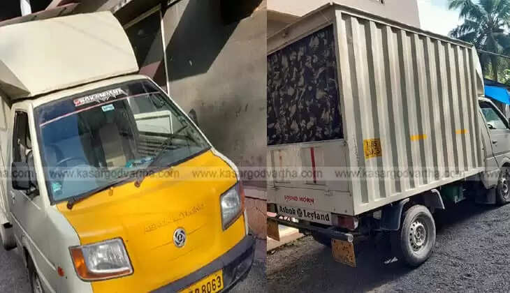 Manjeshwar Police Seize Massive 116 Kg Ganja Stock and Mini Lorry