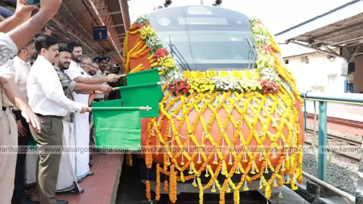New Vande Bharat Express at Palakkad Junction
