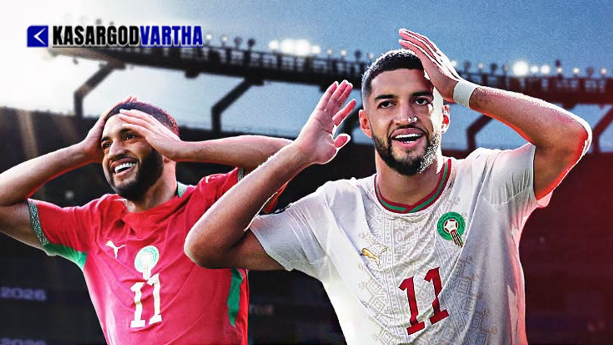 Action shot from the Morocco vs Scotland World Cup match.