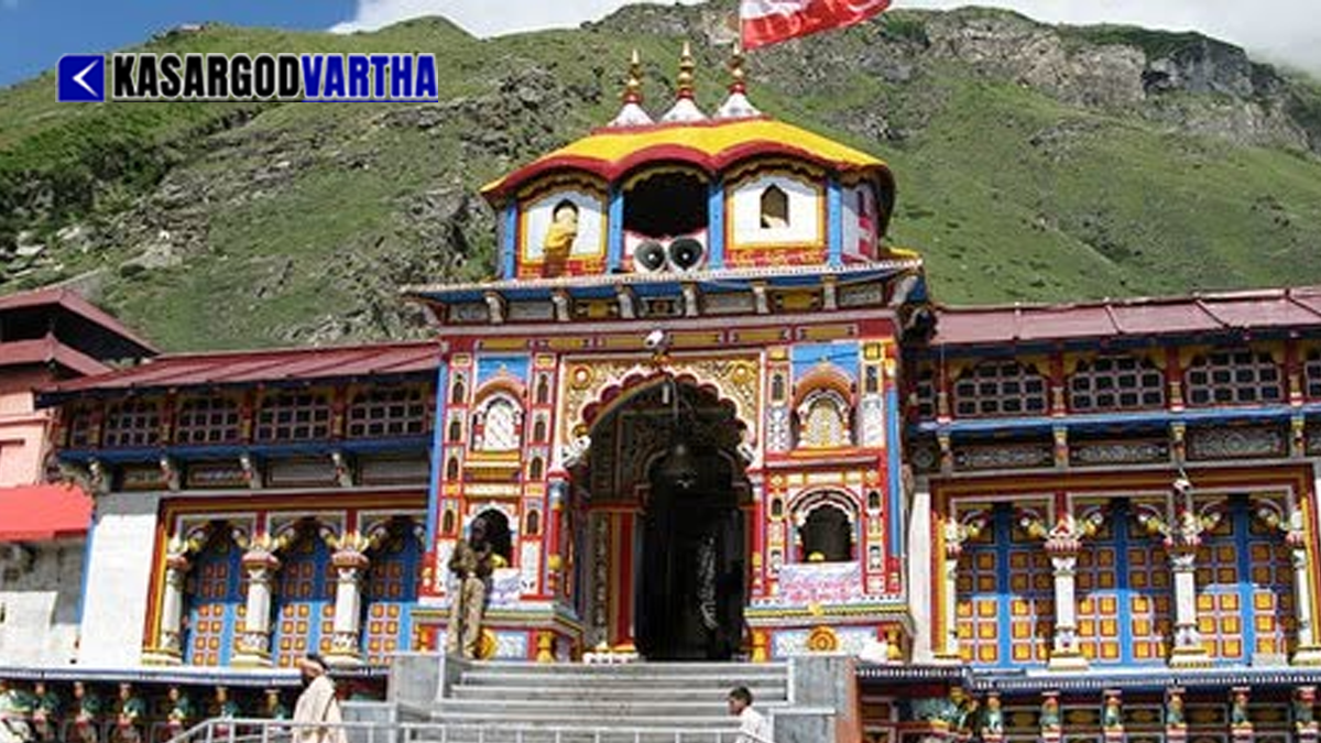 View of the holy Badrinath Temple in Uttarakhand