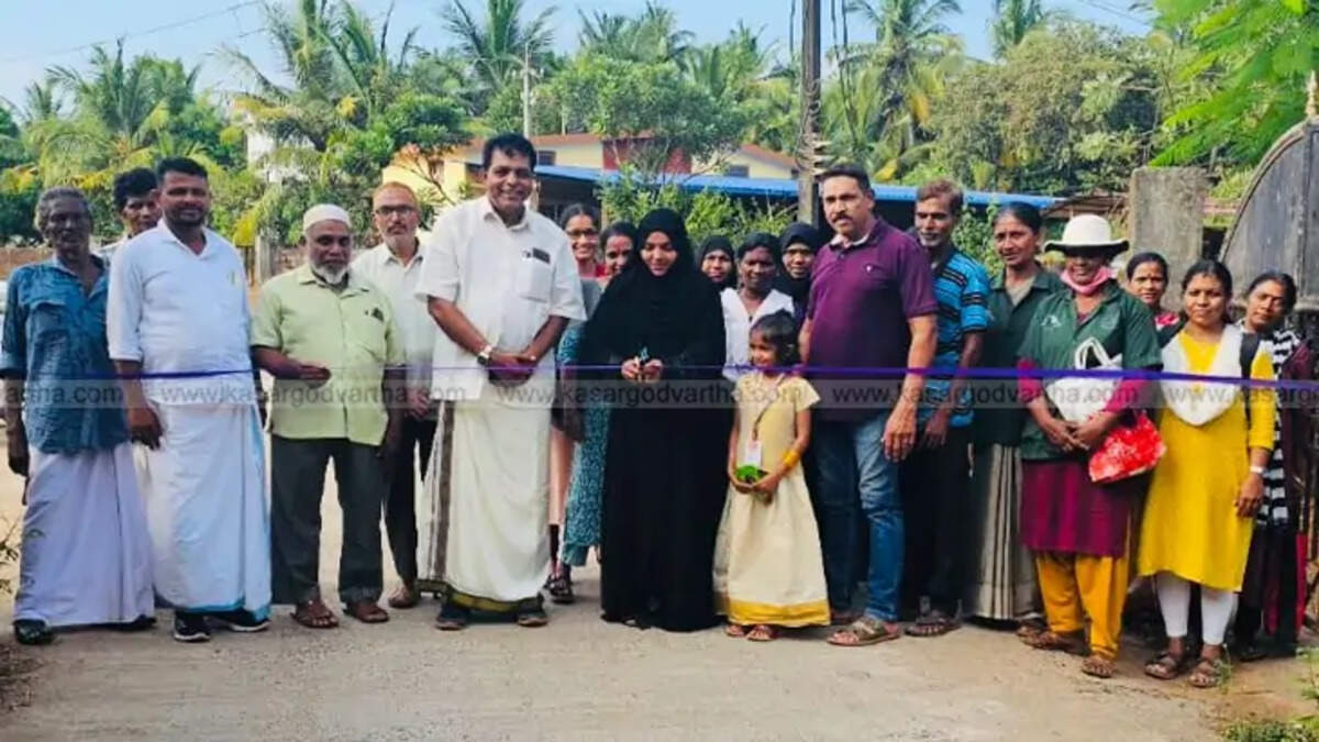 Kumbla road inauguration, Panchayat president, rural roads